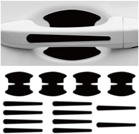 Auto Türgriff Aufkleber 4er Set - Kohlefaser Schutzfolie Gegen Kratzer