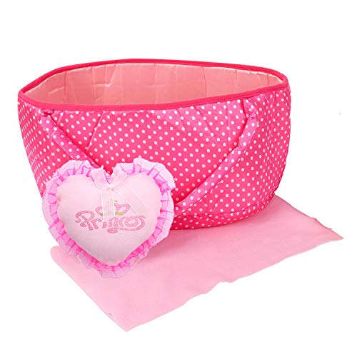 Huang Cheng Toys Alive Lovely Baby 12-inch Doll Cradle Blanket for Doll Carrier Pretend Play Toy (Without Dolls)
