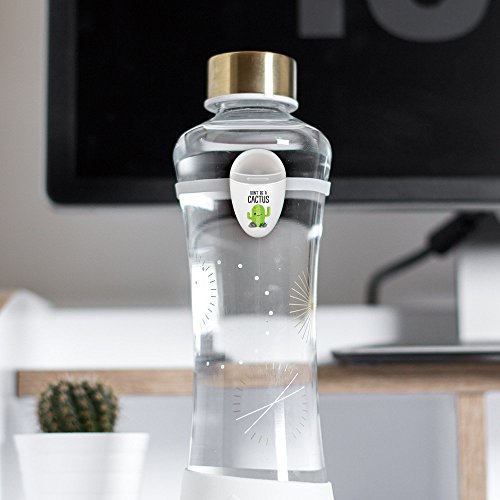 Ulla Smart Light For Water Bottle, Small Hydrate Reminder, Fits Most Water Bottles, Lights Up When Time To Drink, Hydration Intake Planner, Home & Office Use, Bpa Free - 'Cactus' #TOP3