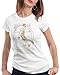 style3 Joueur de Basketball de Vitruve T-Shirt Femme Sport da Vinci Homme, Couleur:Blanc, Taille:XS