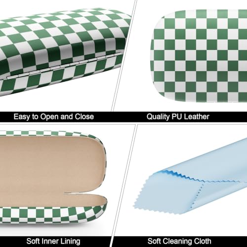 Image of Eyeglasses Case, Hard Shell Protective Case for Glasses, Unisex for Women Men