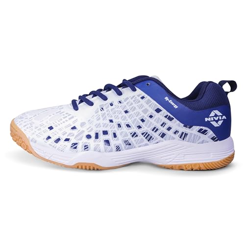 Image of Nivia HY-Energy 2.0 Badminton Shoes for Men, Duofoam Cushion, Breathable Mesh, Non Marking Sole, Ideal for Badminton, Volleyball, Squash, Table Tennis, Pickleball