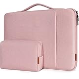 Spritzwassergeschützt: Das Außenmaterial besteht aus strapazierfähigem, knitterfreiem und spritzwassergeschütztem Qualitäts-Nylongewebe, das für ein erstklassiges Aussehen und hervorragenden Schutz sorgt. Wenn Wasser auf die Oberfläche spritzt, können Sie die Laptoptasche einfach abtrocknen, ohne dass das Wasser in das Innere der Tasche eindringt und Ihren Laptop beschädigt.