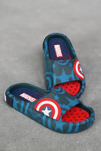 Ground Up Marvel Boys Captain America Comfort Slide3