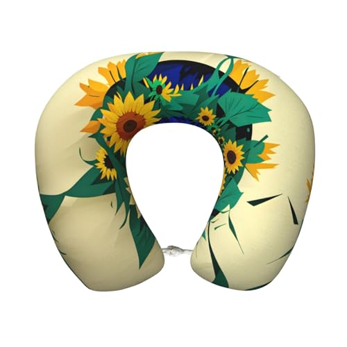 Almohada de Espuma viscoelástica Semicircular para Viaje miniatura 1