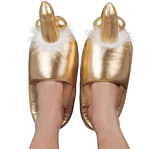 Funny Slipper for Women Men Dick Slippers Soft Plush Non-Slip Novelty Slippers Adult Home Slipper