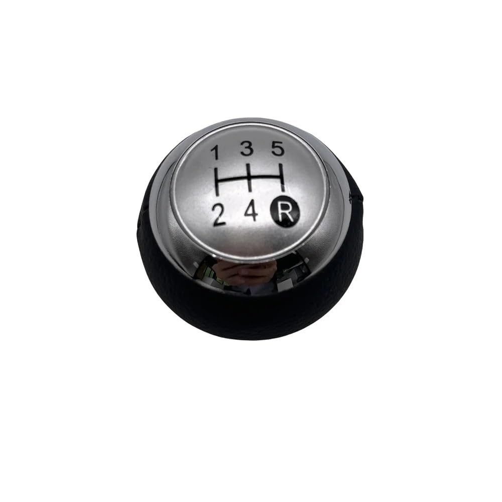 YMENGOZ Automotive Parts Car Gear Shift Knob Emblem Cap Cover 5/6 Speed for Toyota for Corolla 1.8MT for AVENSIS for Yaris D4D for Urban for RAV4 for Cruiser for Scion(Silver 5 Speed)