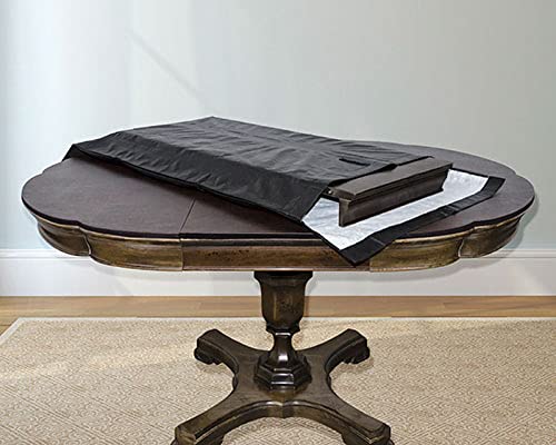 LAMINET Premium Heavy Duty Table Leaf Storage Bag water , scratch resistant. Extra Thick waterproof exterior heavy duty flannel backing. Store Your Table Leaves safely. Holds Leaves up to 26