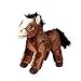 Pamer-Toys Animaux en peluche, animaux en peluche - Cheval, marron/noir.