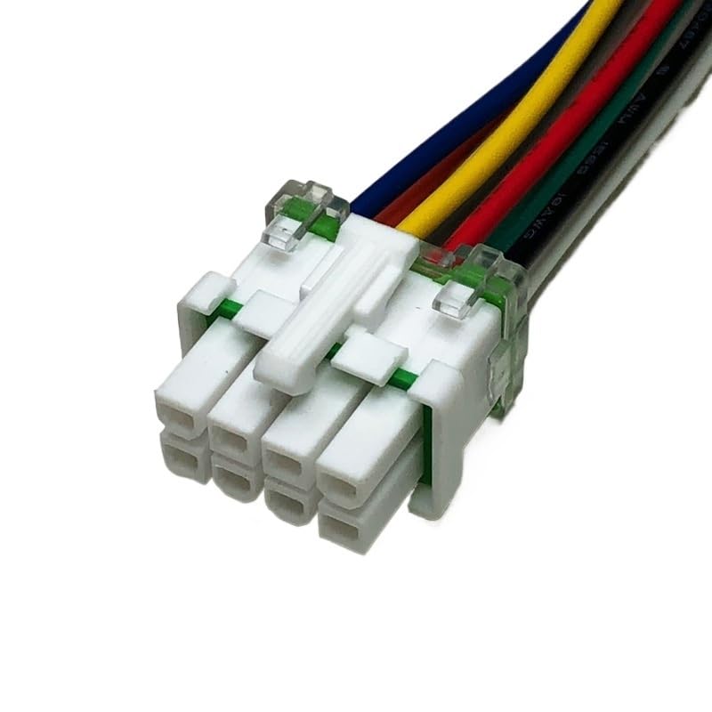 5557-4.2mm Electric Vehicle Controller Plug 2p3p4p6p8p10p12p14p16p Wiring Harness Water Proof Connector Wire Length 30cm(8p Female,5sets)