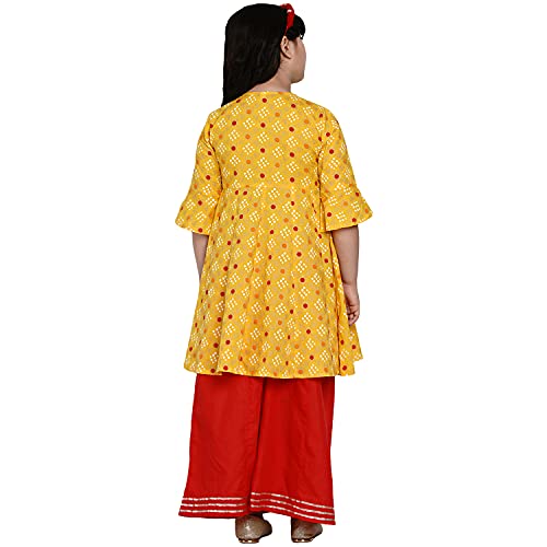 Image of Bitiya By Bhama Girl's Cotton Kurta Sets
