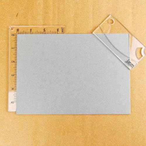 Outils de scrapbooking en acrylique transparent pour alignement précis