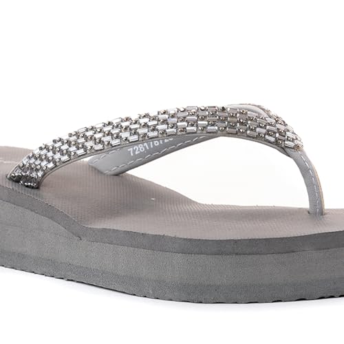 Image of Khadim's Waves Platform Heel Slippers for Women