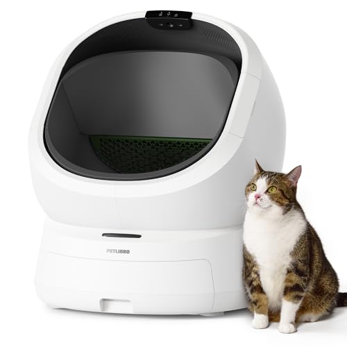 Image of PETLIBRO Luma Automatic Cat Litter Box AI-Camera Waste Analysis, Auto Odor-Control Self Cleaning Cat Litter Box, Open-Top Smart Robot with Multi-Cats Recognition