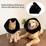 Halskrause für Haustiere,Leichter Bequem Weich Recovery Elisabethanischer für Haustiere Verstellbares Schutzkragen für Hund Katzen Anti-Biss/Leck-Erholung nach der Operation,L/XL zur Auswahl (XL)