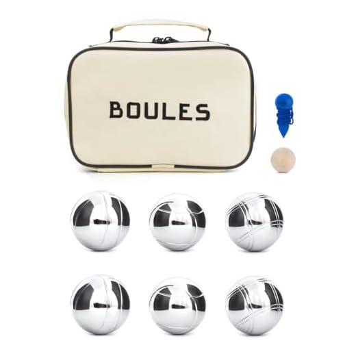 Best garden boules set Kikkerland Large Boules Game Set