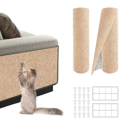 Khaki Cat Scratcher Self-Adhesive