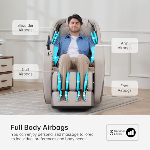 Real Relax Massage Chair Favor-22 Brown + Favor-06 Blue