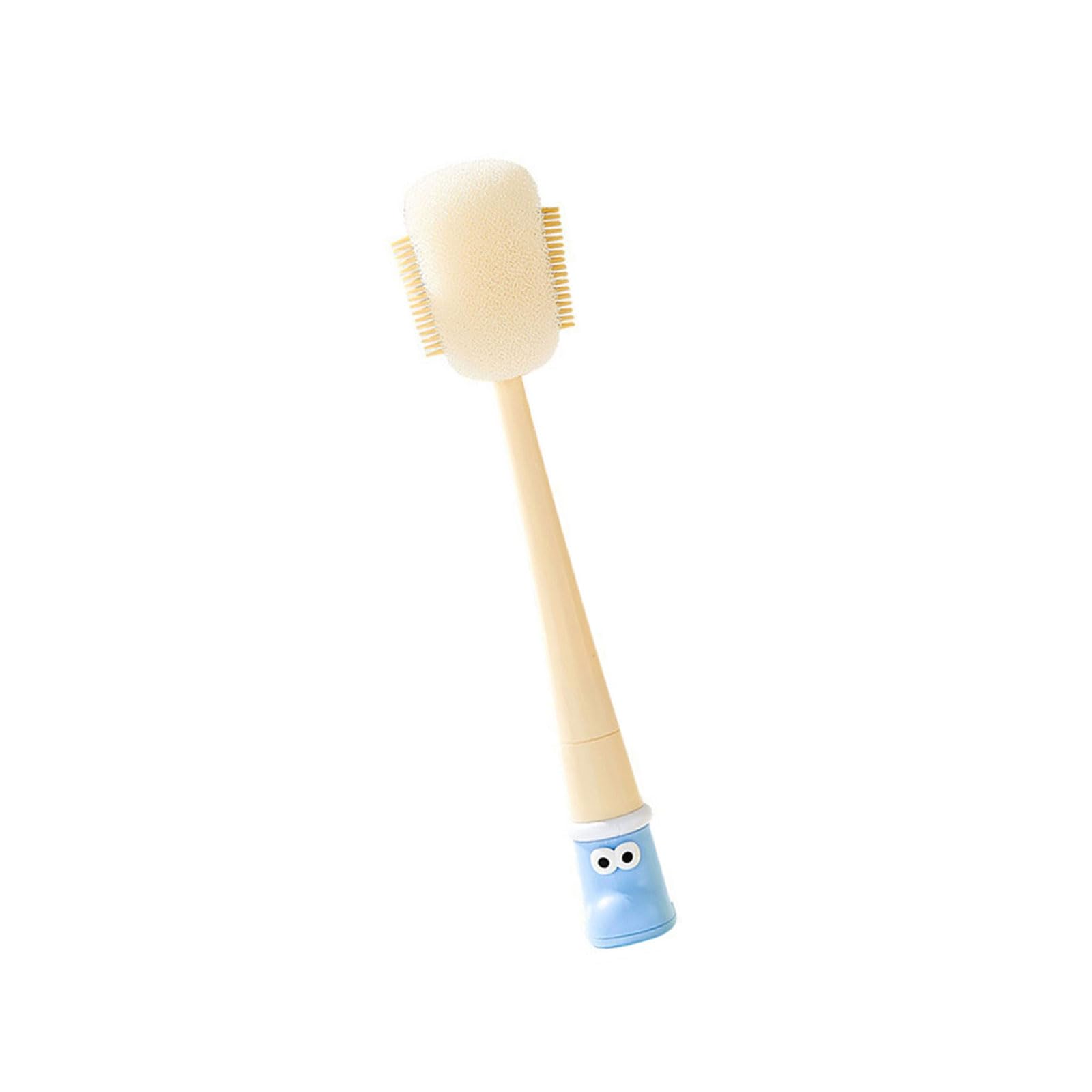 5in1 MultiFunctional Cup Cleaning Brush with Sponge Head Ergonomic Handle for Glass Coffee Mug Water Bottle Cleaning Ergonomic Handle Cup Scrubber