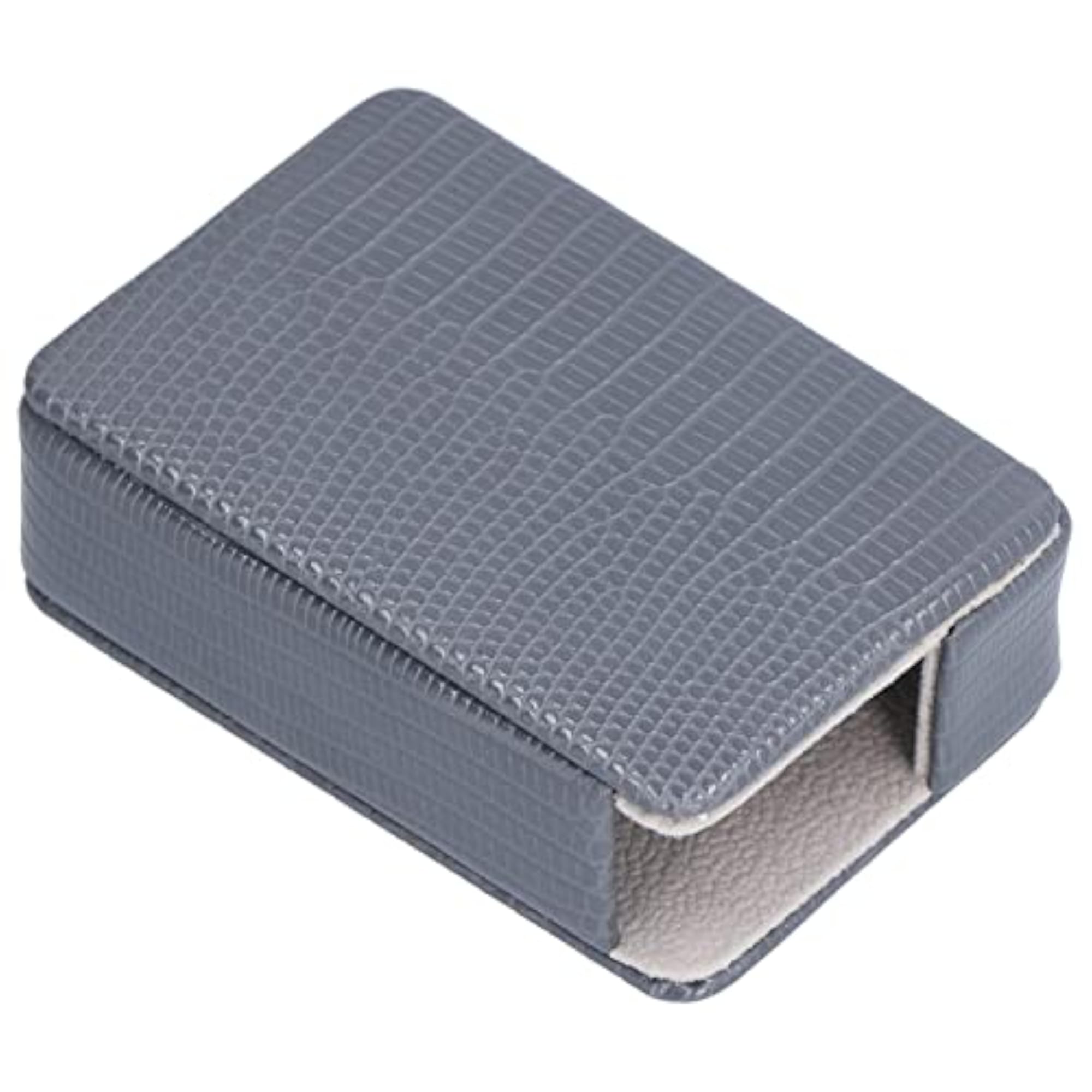 Magnetic PU Cigarette Case for Outdoor Use (Crocodile Gray)
