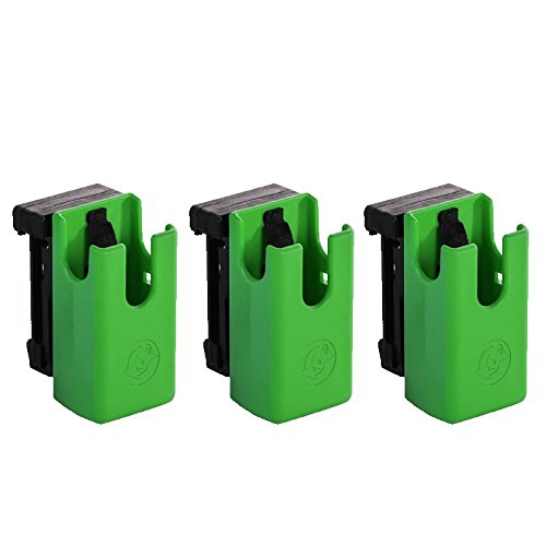 ✔ Clip Rotativa Universale: La clip permette di regolare l'inclinazione del portacaricatore sul cinturone ed è utilizzabile su cinture con una larghezza fino a 4 cm.