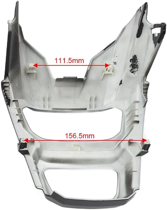 Cnswee6 Motorbike Headlight Head Lamp Protector Side Cover Guard 3pcs for HONDA MSX125 Grom 2016-17 18 Plastic Matte Black