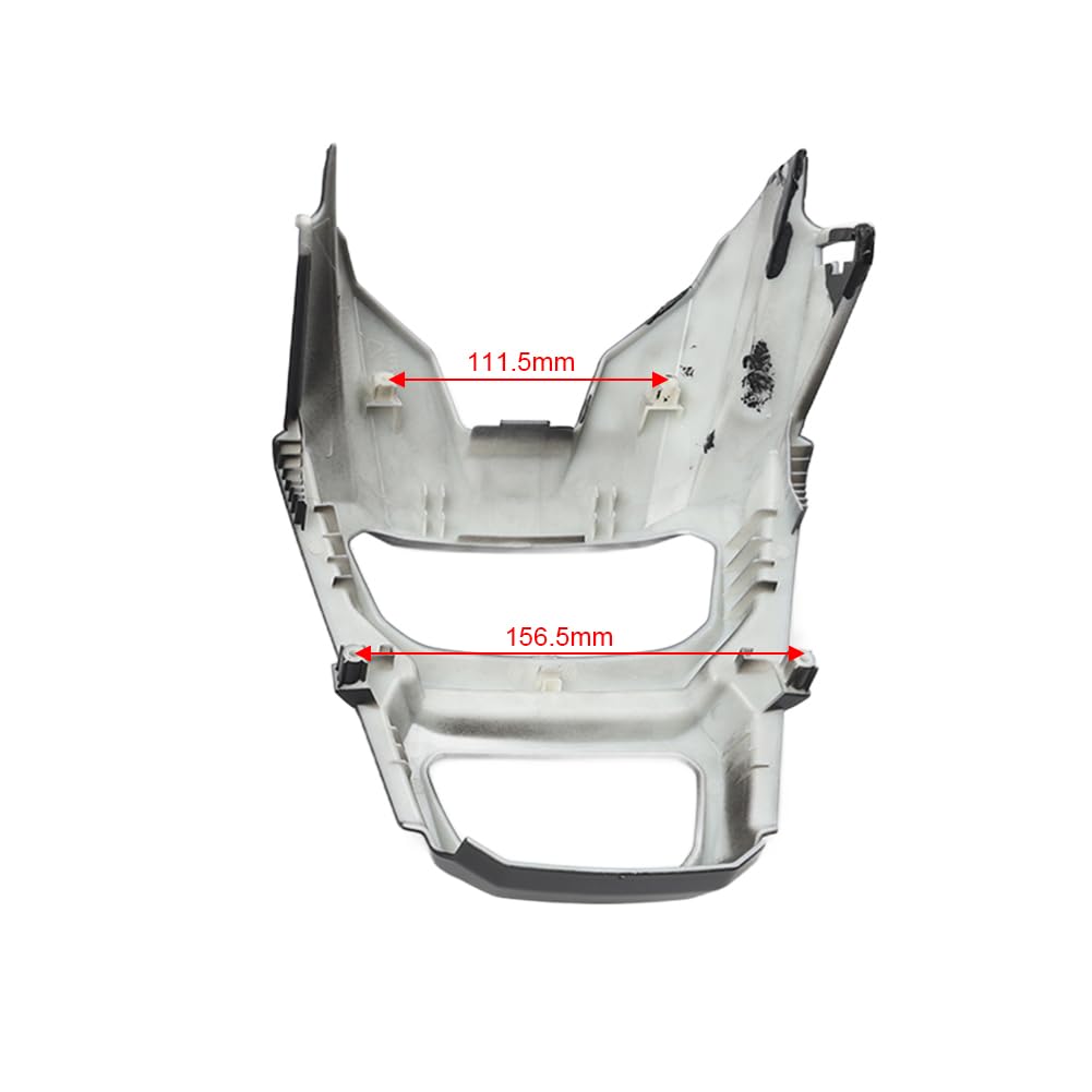 Cnswee6 Motorbike Headlight Head Lamp Protector Side Cover Guard 3pcs for HONDA MSX125 Grom 2016-17 18 Plastic Matte Black