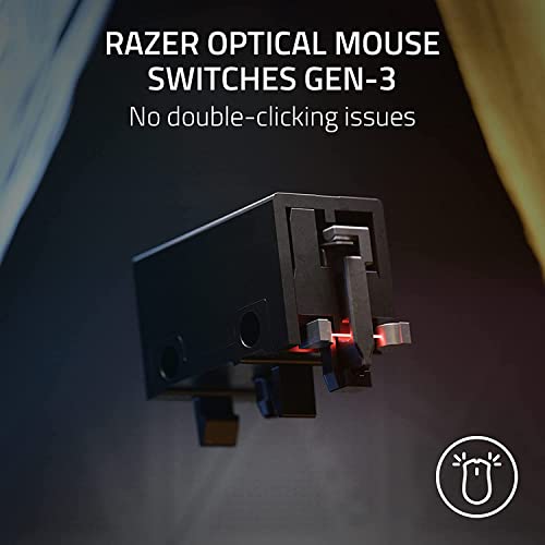 Image of Razer DeathAdder V3 Wired Gaming Mouse: 59g Ultra Lightweight - Focus Pro 30K Sensor - Fast Optical Switches Gen-3-8K Hz HyperPolling - 6 Programmable Buttons - Ergonomic- Black-RZ01-04640100-R3M1