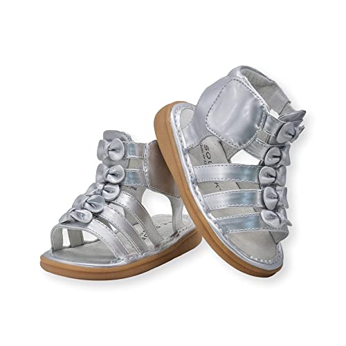 Image of Wee Squeak Toddler Squeaky Sandals with Removable Squeaker in Fun Styles & Colors for Boys and Girls