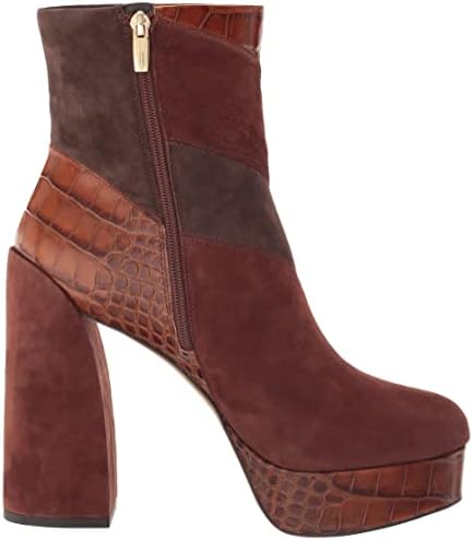 Vince Camuto Women's Footwear Women's Gilisama Platform Bootie Ankle Boot, Dark Mahogany, 10 | Image 5