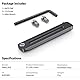 SMALLRIG NATO Rail Low-Profile Flache NATO-Schiene (90 mm) NATO Klemme und NATO Griff - BUN2484
