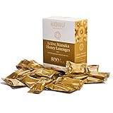 Pastillas activas de manuka KORU MGO 800+ (UMF 20+) con extractos naturales de kiwi y semillas de uva / 24 uds, elaboradas con un 90% de miel de Manuka premium