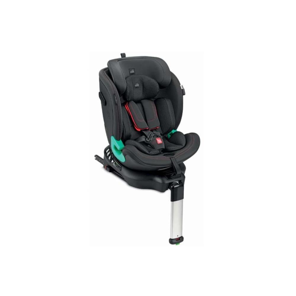 GT I-Size Auto-Kindersitz Reboarder, Gruppe 1/2, 9-18 kg, 76-150 cm, Schwarz