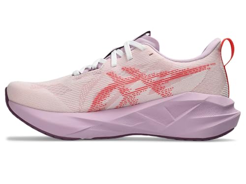 Image of ASICS Novablast 5 Women's Trainers, White Coral Reef, 6 US