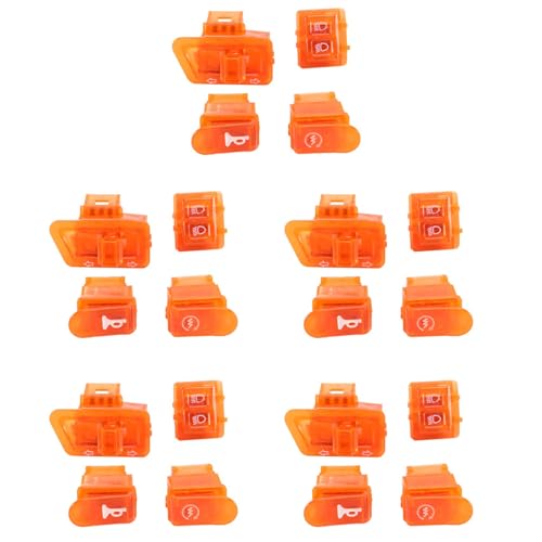 Bouton de commutation de clignotant moto orange contact fluide AF27 AF35