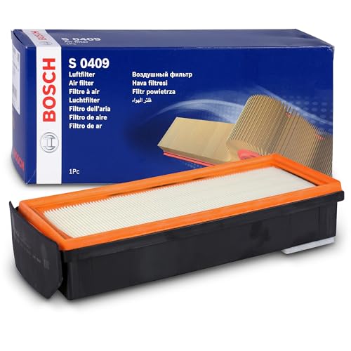 Bosch 0 Filtro de Aire para Coche - Restringe Partículas de la Entrada de Aire, Resiste a la Humedad, con Alta Resistencia a la Tracción