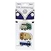BRISA VW Collection - Volkswagen Magnete 3er Set mit nostalgischen VW T1 Bulli Bus Motiven - Nutzfahrzeuge