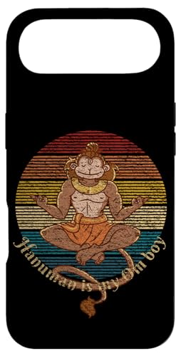 Funny Hanuman Is My Om Boy �q���h�D�[���̐_�Ɛ_�̃��@�i�� �X�}�z�P�[�X iPhone Air �p