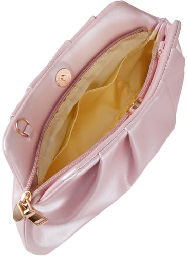 Image of Evening Bag for Women Ruched Clutch Purse Detachable Metal Chain Crossbody Bag