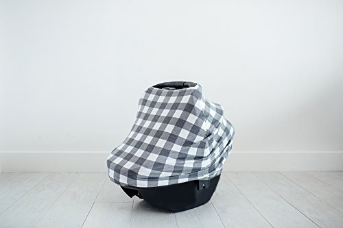 Image of Copper Pearl Nursing Cover for Breastfeeding - Multi-Use Baby Car Seat Cover, Stroller Cover & Breast Feeding Cover Up for Women, Stretchy Breathable High Quality Cover for Boy or Girl, Scotland