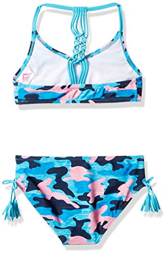 Image of Kanu Surf Girls' Willow V-Neck Bikini Beach Sport 2-Piece Swimsuits