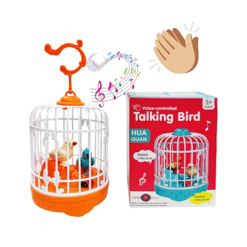 Image of Generic Talking Bird Toy | Interactive, Repeat What You Said, Singing Fun, Educational & Entertaining for Kids & Children (Multicolor)