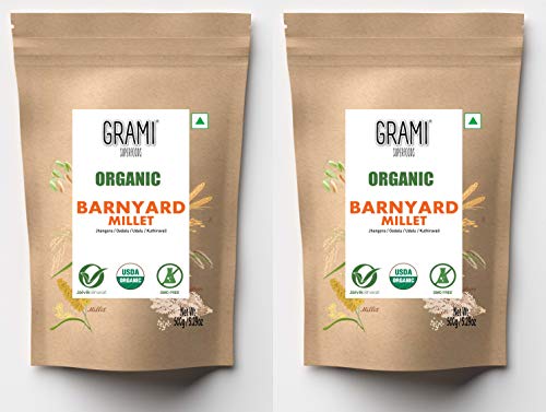 Image of Grami SuperFoods Organic Barnyard Millet Grain (Pack of 2) 500g
