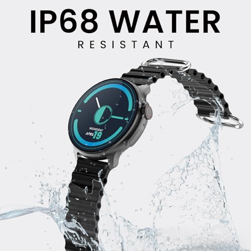 Image of CELLECOR A5 PRO DISC 1.52 inch HD Display- BT Calling Smartwatch, 500 NITS, AI Voice Assistant, with 120+ Sports Modes, SpO2, HR, IP68, Camera Control - Black