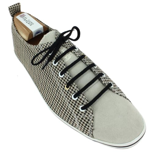 Les Lacets Français. Lacets plats et fins. 5mm, Coton. Noir. 70cm FABRIQUE EN FRANCE – vue 2