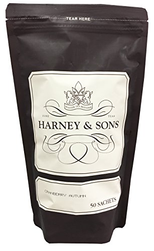 Image of Harney & Sons Cranberry Autumn Black Tea Sachets, 50 Count
