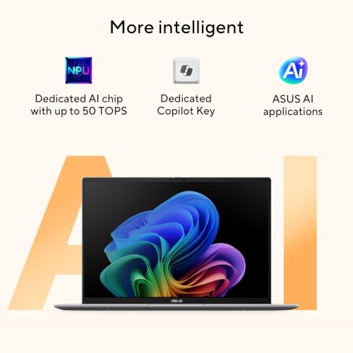 Image of ASUS Vivobook 16 (2026),AMD Ryzen AI 5 330,AMD Radeon iGPU,16GB RAM,512GB SSD,FHD+,16 inch(40 cm), Windows 11 Home,M365 Basic(1 Year),Office 2024,Quiet Blue,1.88 Kg,M1607KA-MB268WS, Thin & Light Laptop