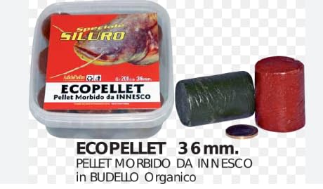 Generico ECOPELLET Morbido Innesco per Siluro, 200gr, 36mm, Antiche Pasture, Porto Corsini