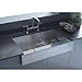 KOHLER Vault Double Bowl 18-Gauge Stainless Steel Farmhouse Apron Front Kitchen Sink, Undermount Installation K-3945-NA
