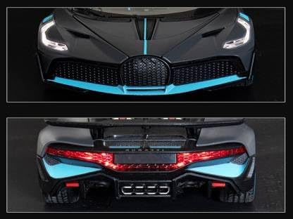 Image of VARIYA ENTERPRISE Exclusive Alloy Metal Pull Back Die-Cast Car Diecast Metal Pullback Toy Car with Openable 6 Doors,Light Music Boys Gifts Toys (1:24 Bugatti Divo-Multicolor)